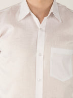 RIAG White Men's Full Sleeves White Shirt - Distacart