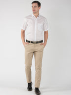 RIAG White Men's Half Sleeves White Shirt - Distacart