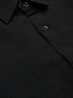 RIAG Black Men's Full Sleeves Solid Shirt - Distacart