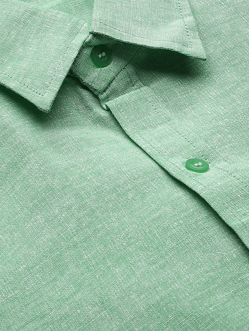 RIAG Green Men's Full Sleeves Solid Shirt - Distacart