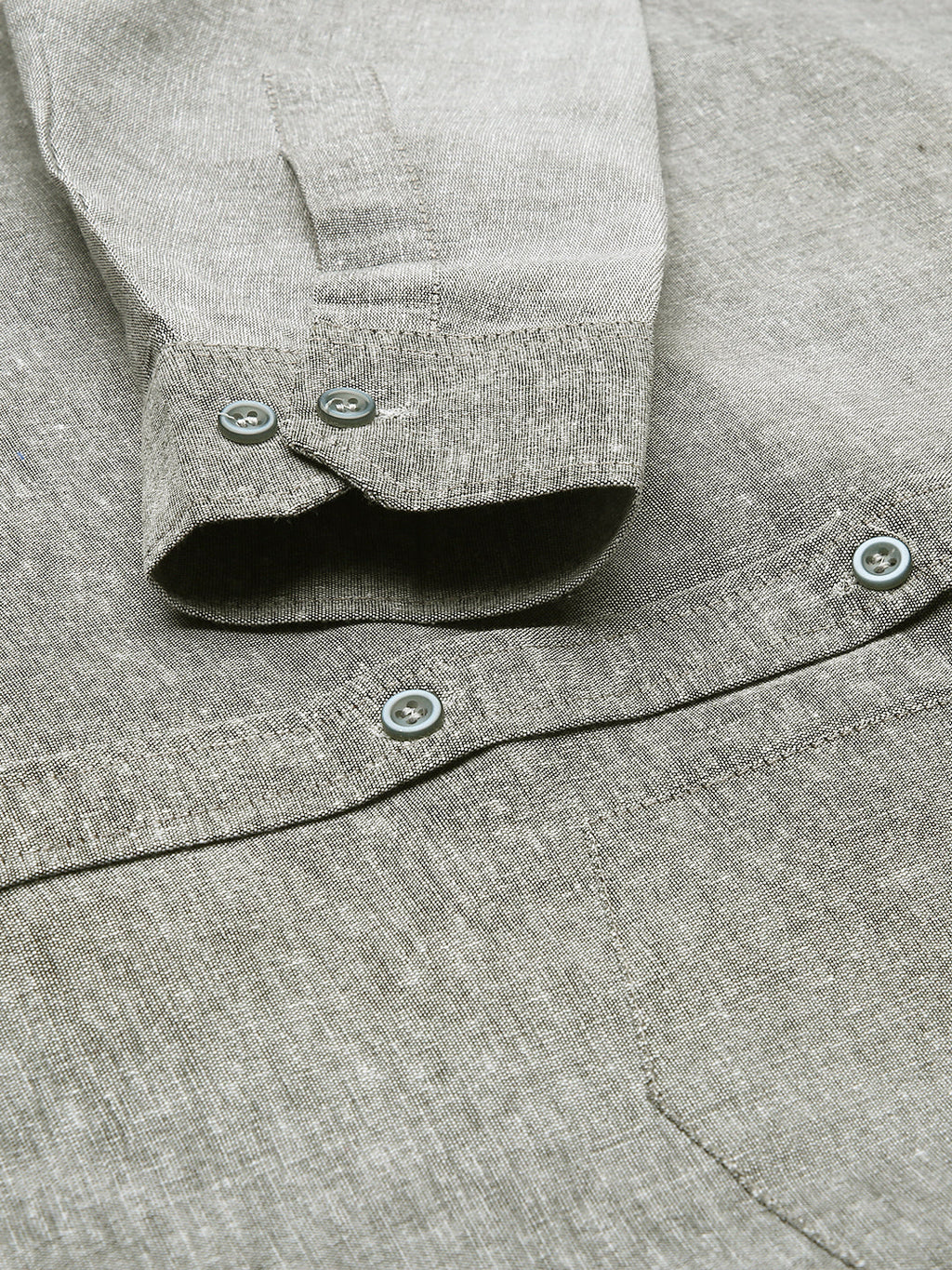 RIAG Grey Men's Full Sleeves Solid Shirt - Distacart