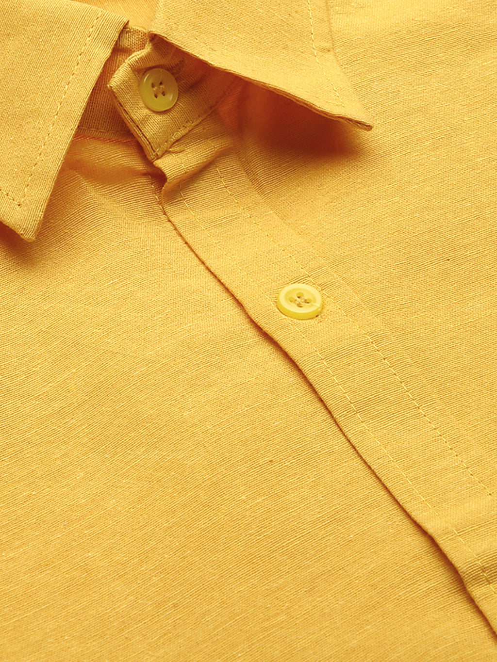 RIAG Yellow Men's Full Sleeves Solid Shirt - Distacart