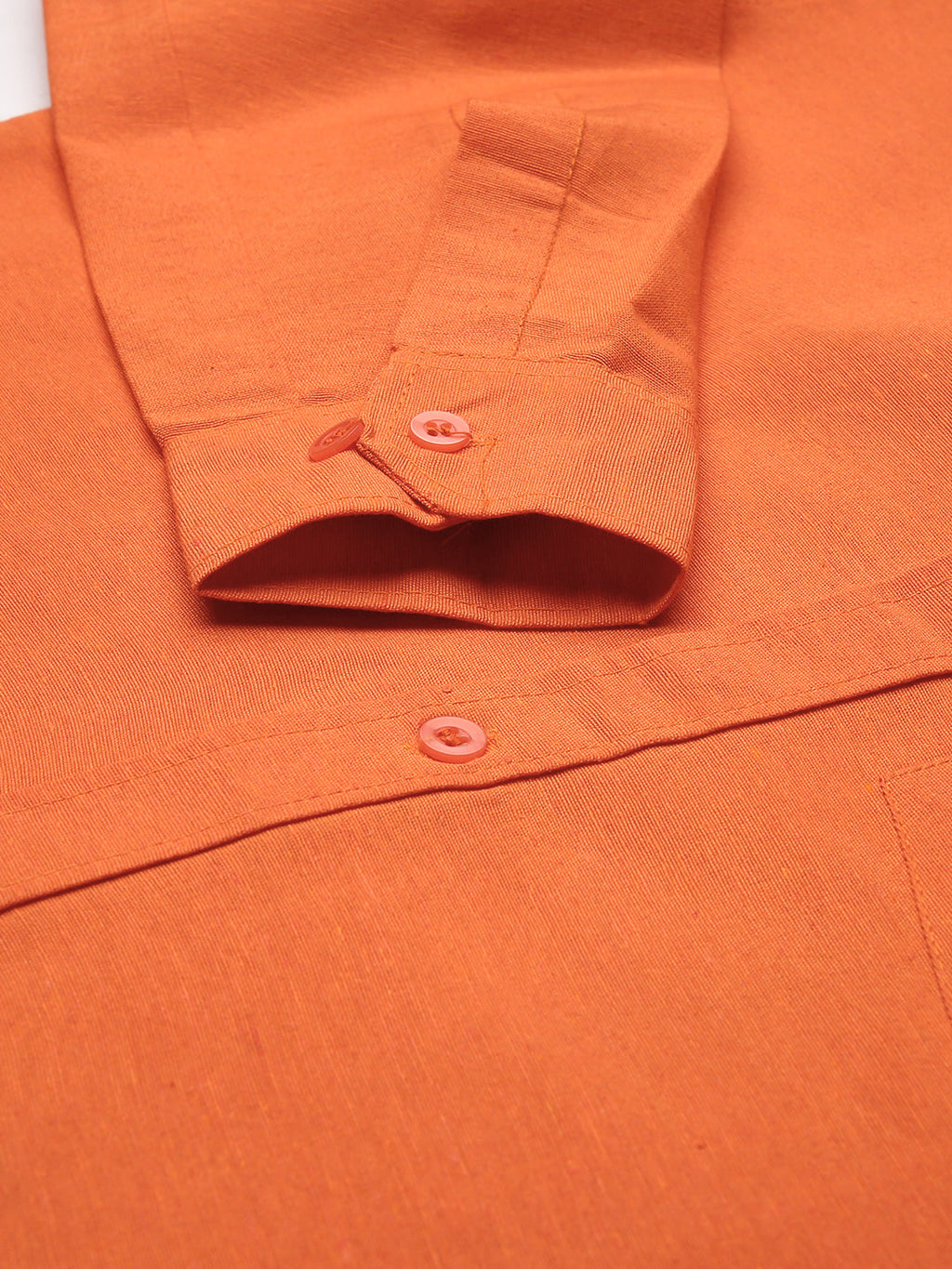 RIAG Orange Men's Full Sleeves Solid Shirt - Distacart