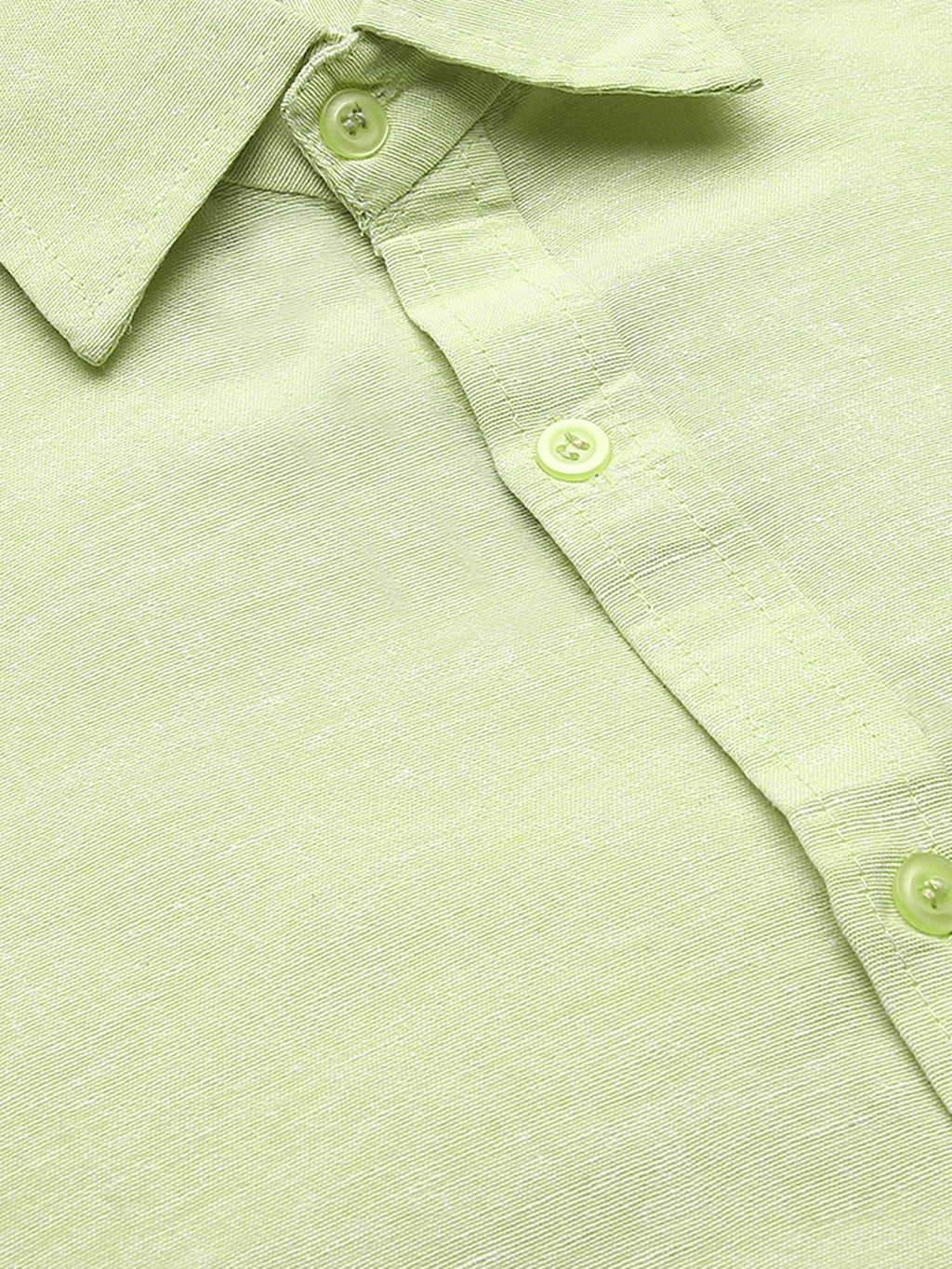 RIAG Green Men's Full Sleeves Solid Shirt - Distacart