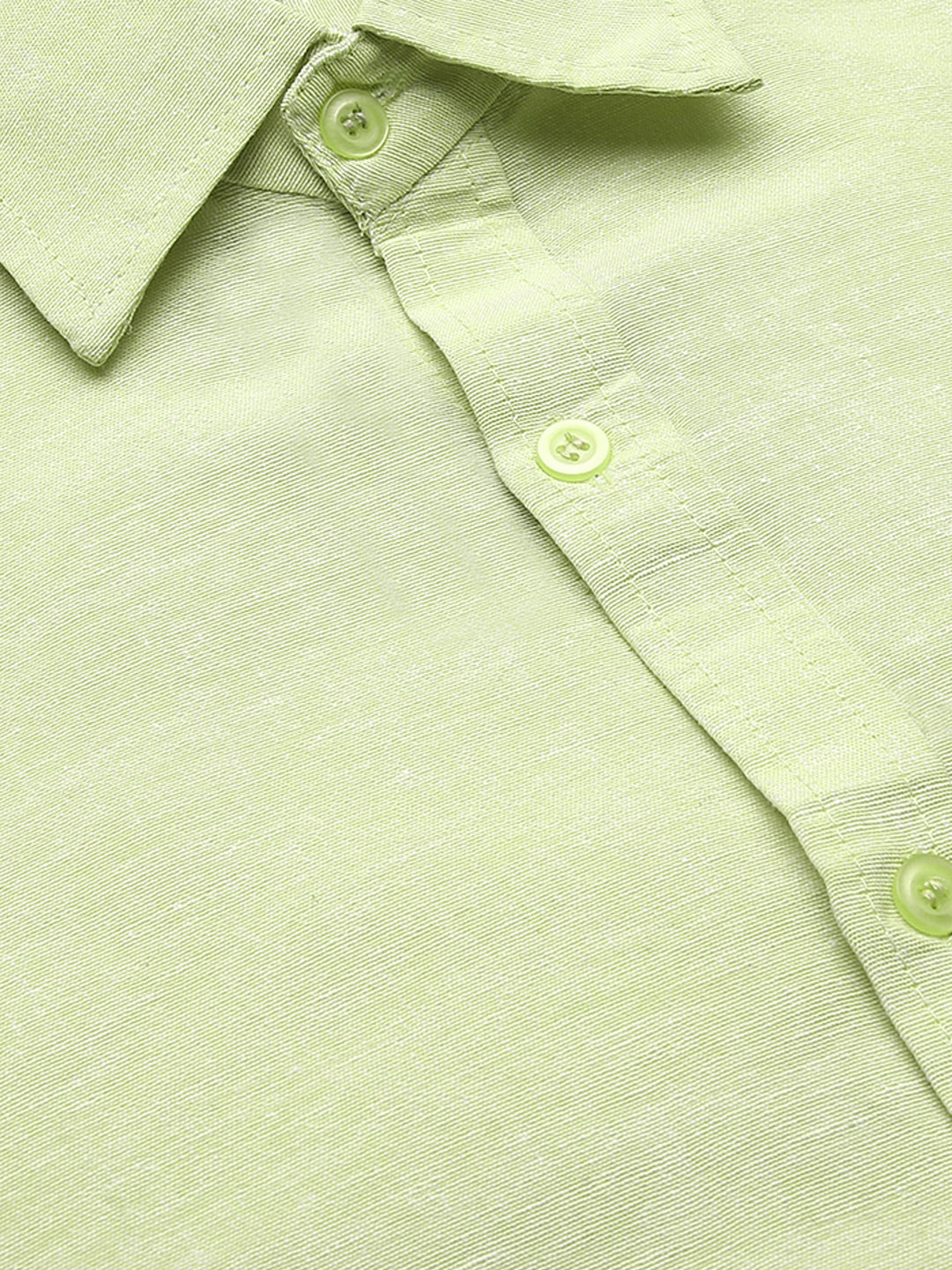 RIAG Green Men's Full Sleeves Solid Shirt - Distacart