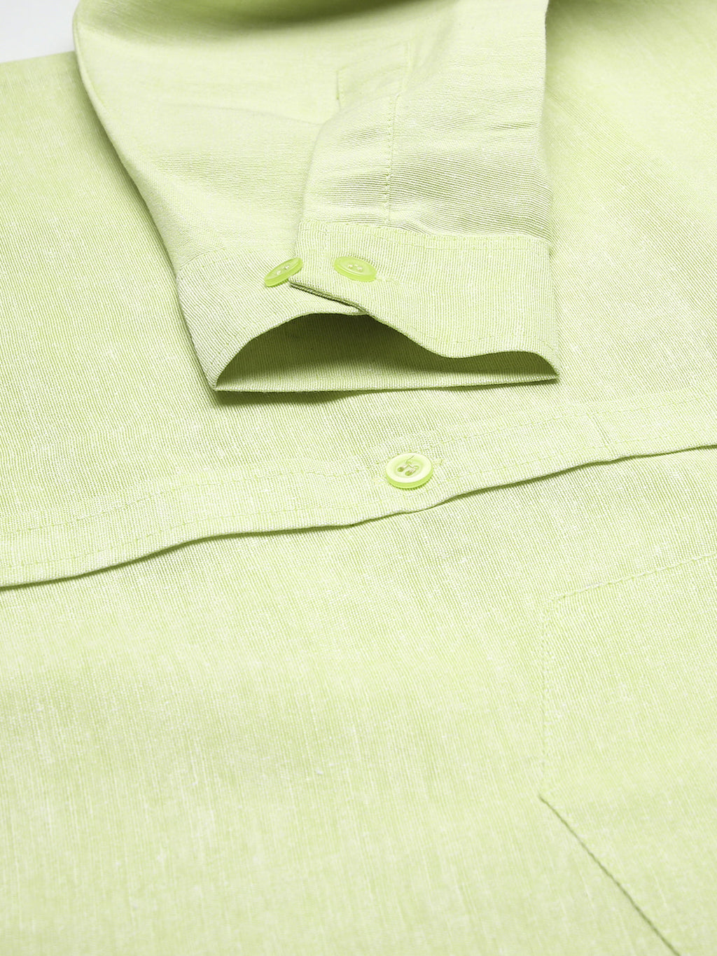 RIAG Green Men's Full Sleeves Solid Shirt - Distacart