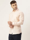 RIAG Beige Men's Full Sleeves Solid Shirt - Distacart