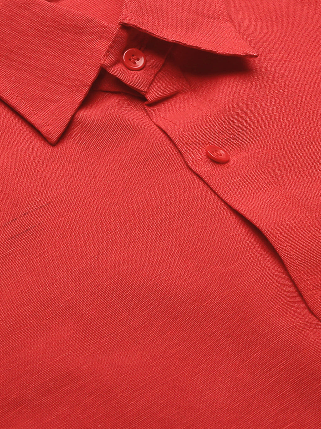 RIAG Red Men's Full Sleeves Solid Shirt - Distacart