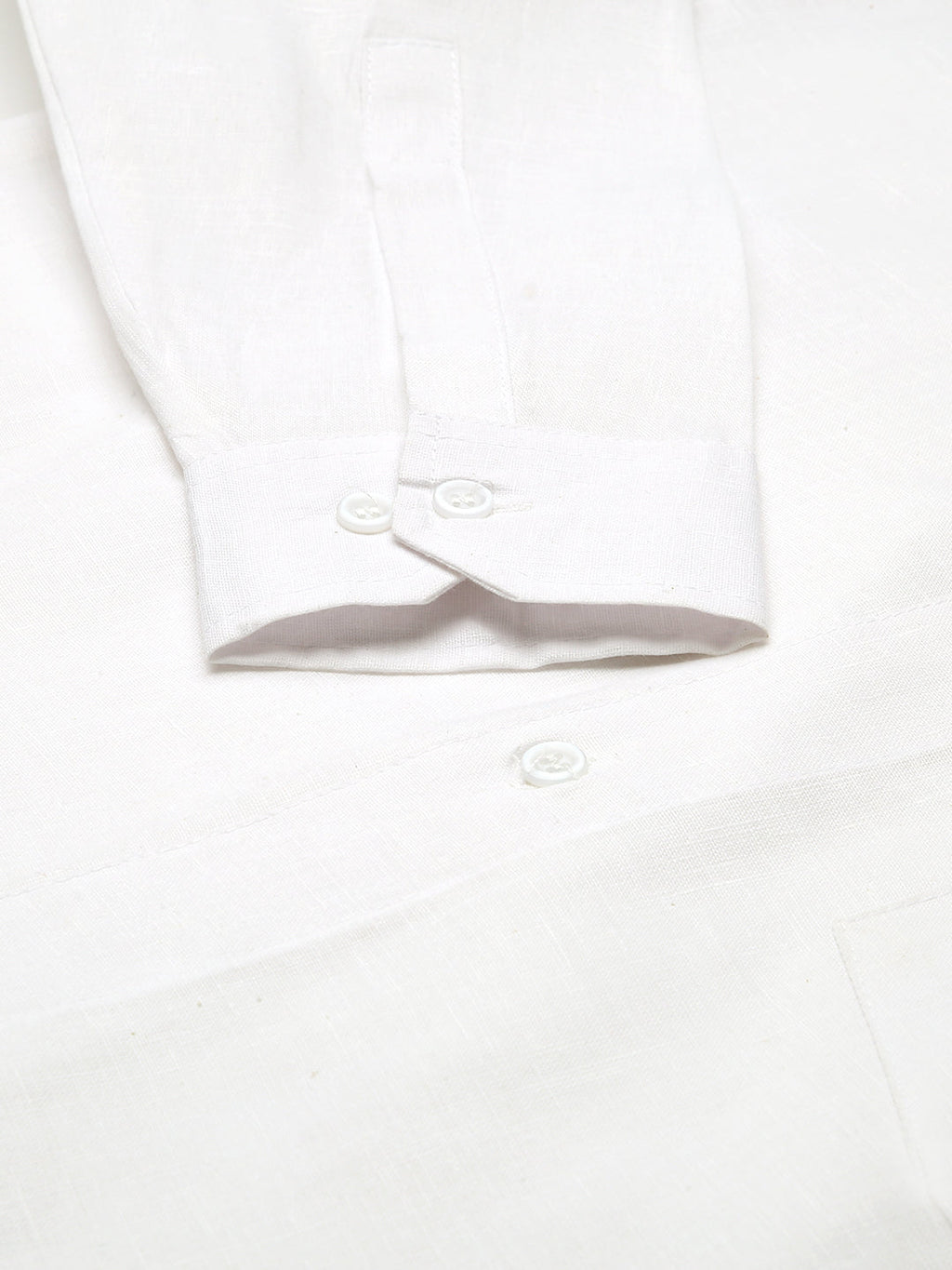 RIAG White Men's Full Sleeves Solid Shirt - Distacart