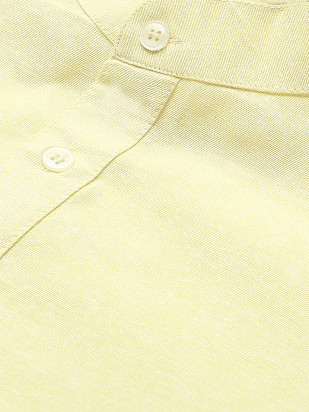 RIAG Men's Yellow Cotton Short Ethnic Kurta - Distacart