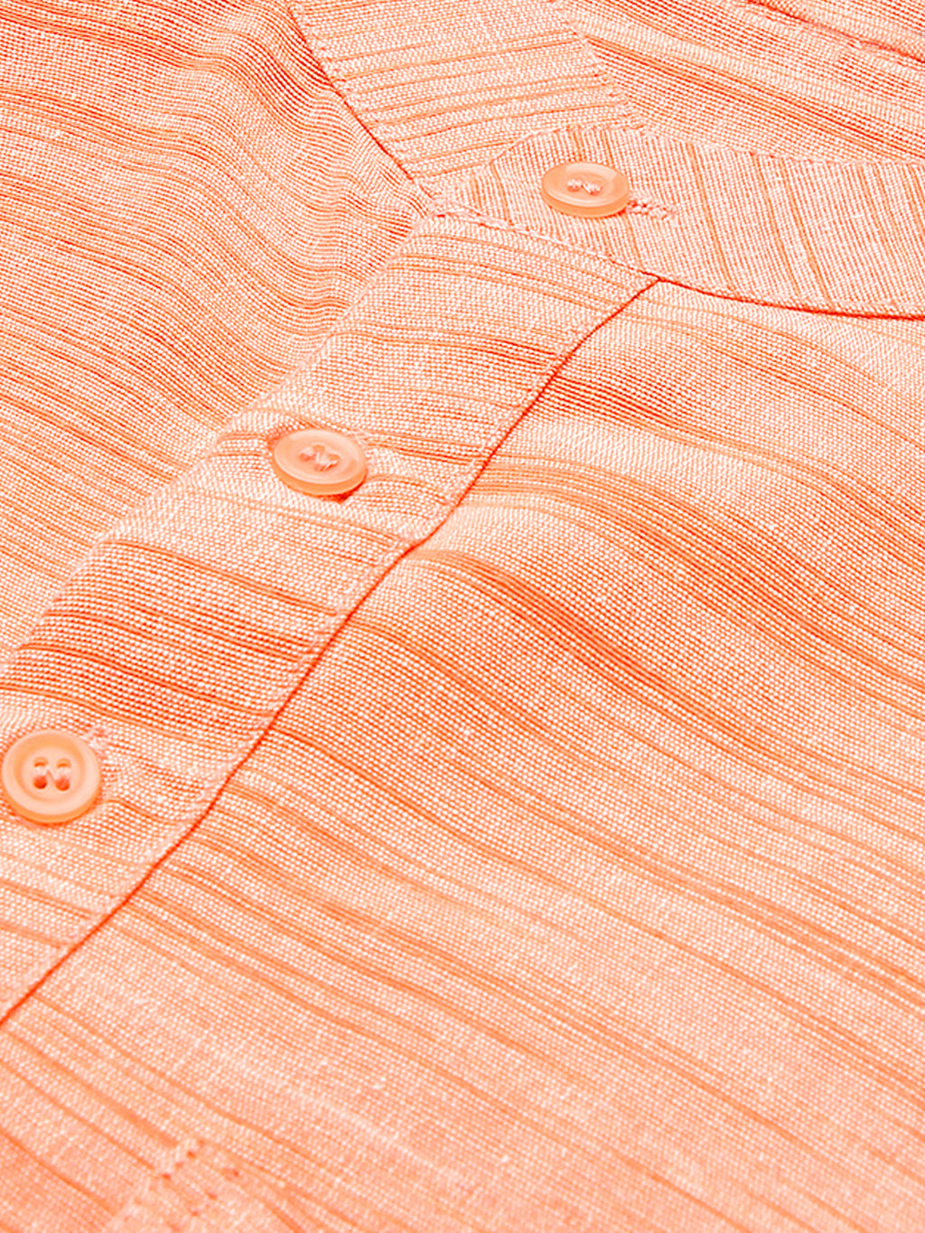 RIAG Men's Orange Cotton Long Ethnic Kurta - Distacart