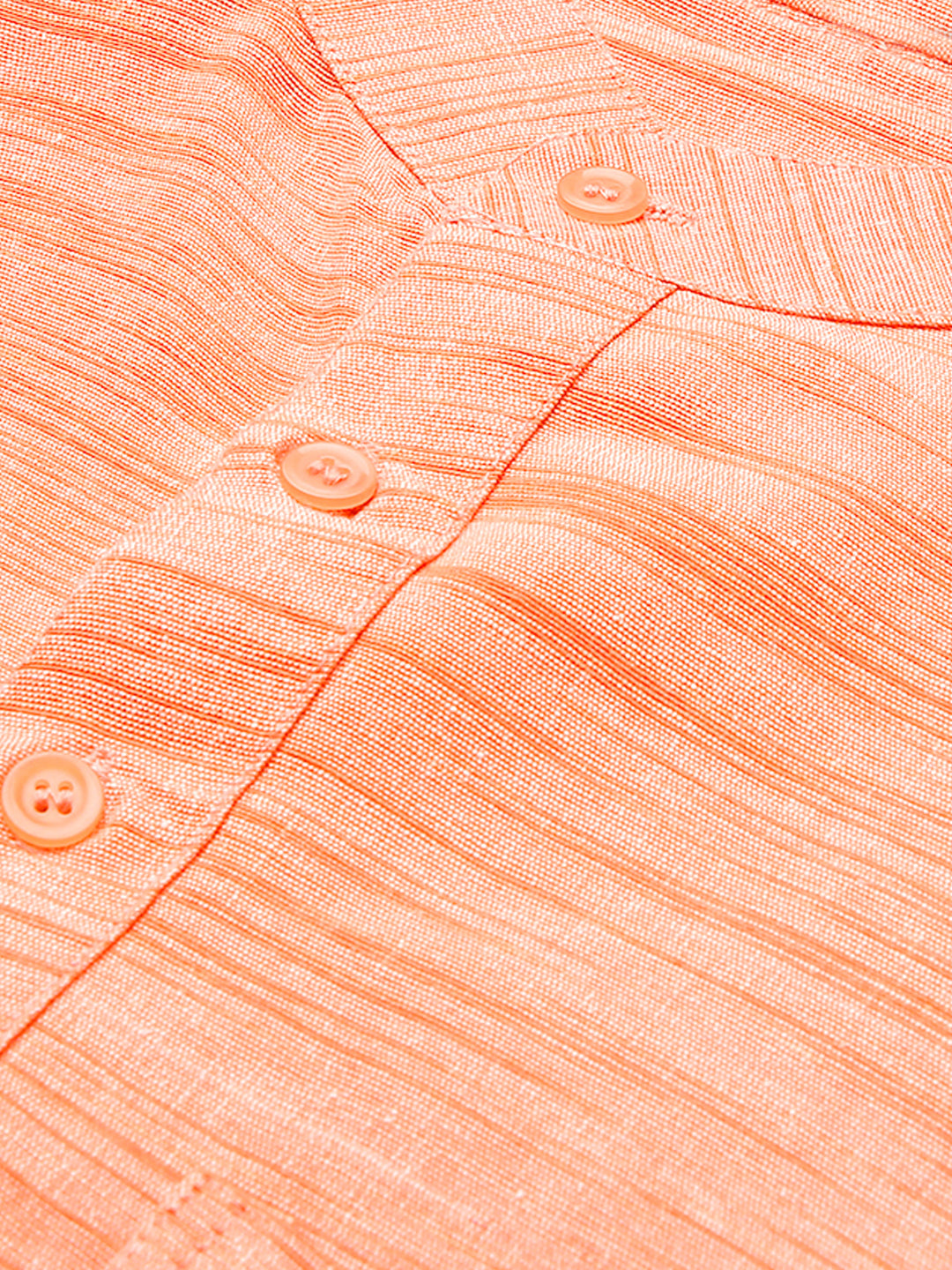 RIAG Men's Orange Cotton Long Ethnic Kurta - Distacart