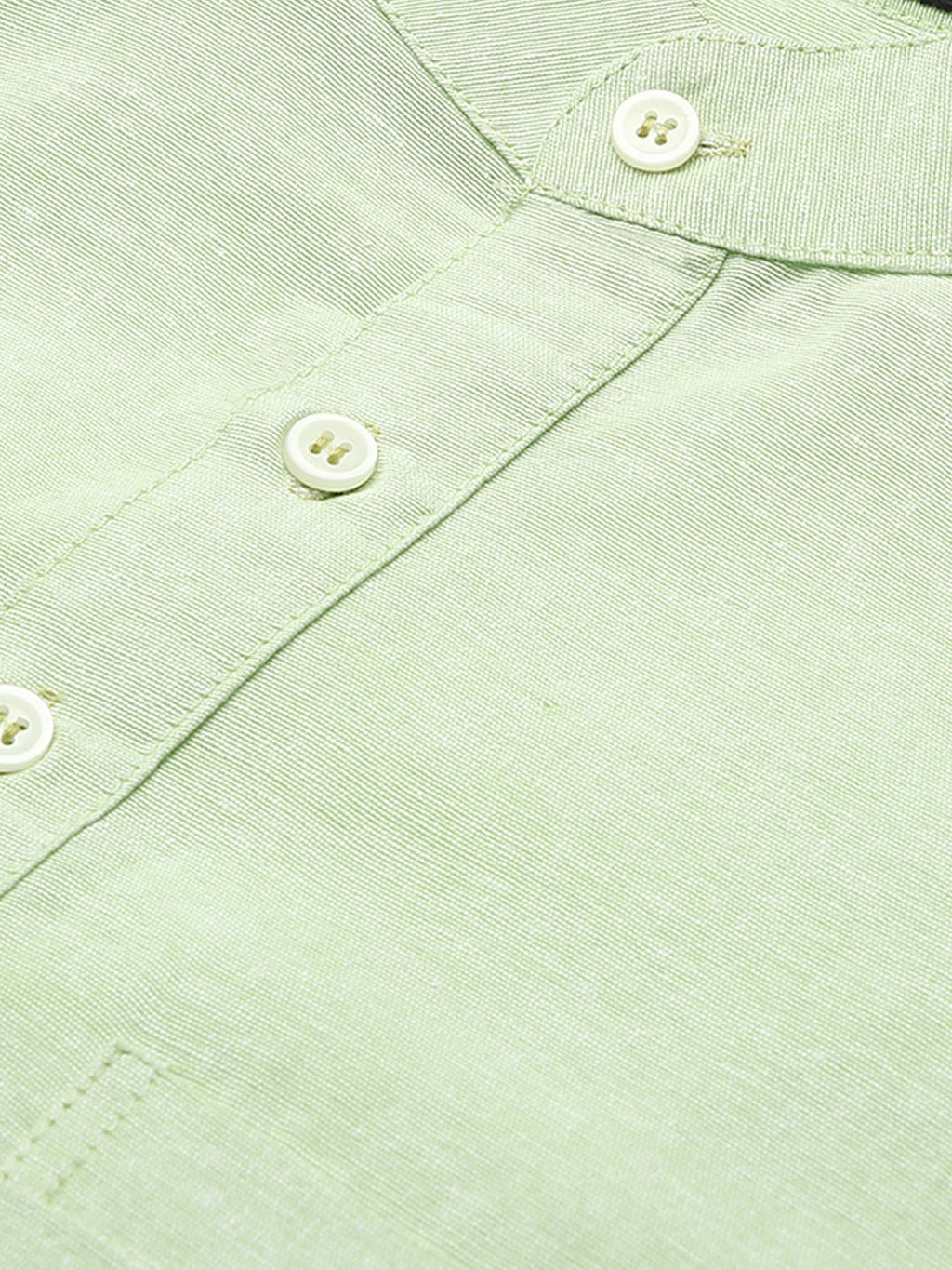 RIAG Men's Green Cotton Short Ethnic Kurta - Distacart