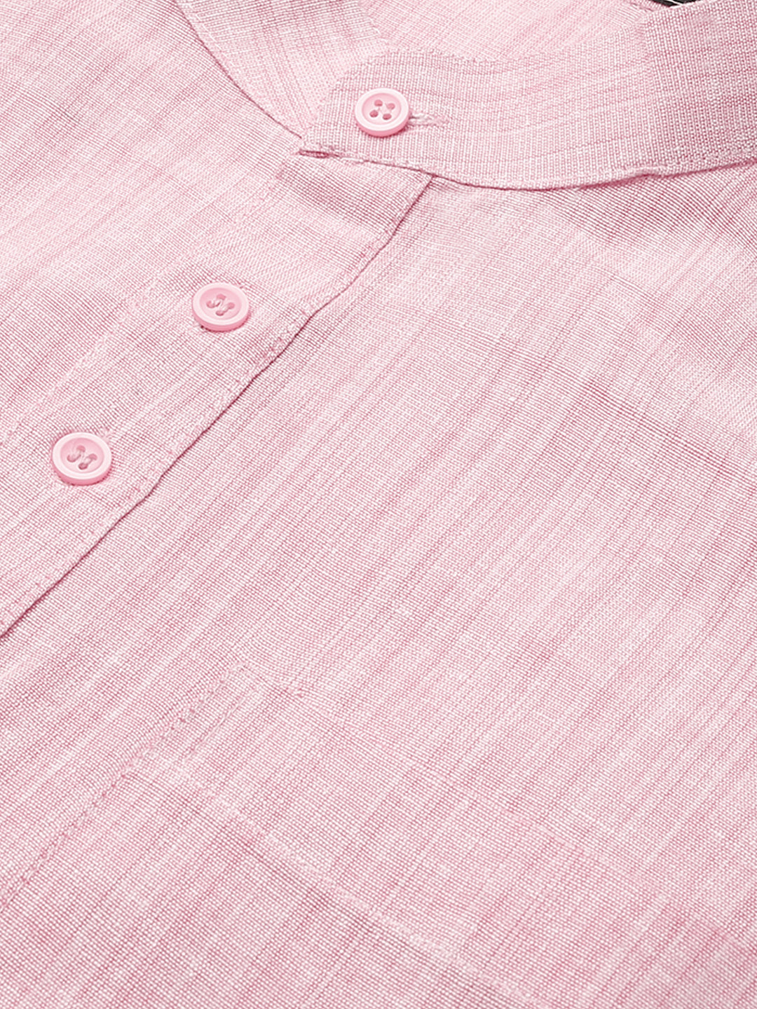 RIAG Men's Pink Cotton Long Ethnic Kurta - Distacart