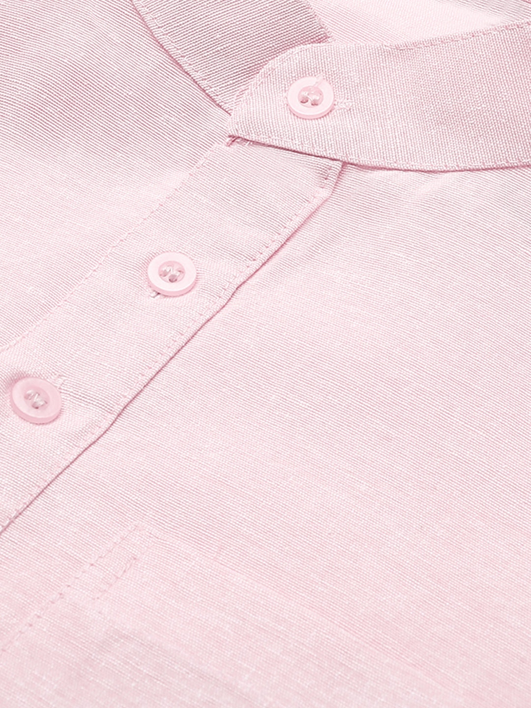 RIAG Men's Pink Cotton Short Ethnic Kurta - Distacart