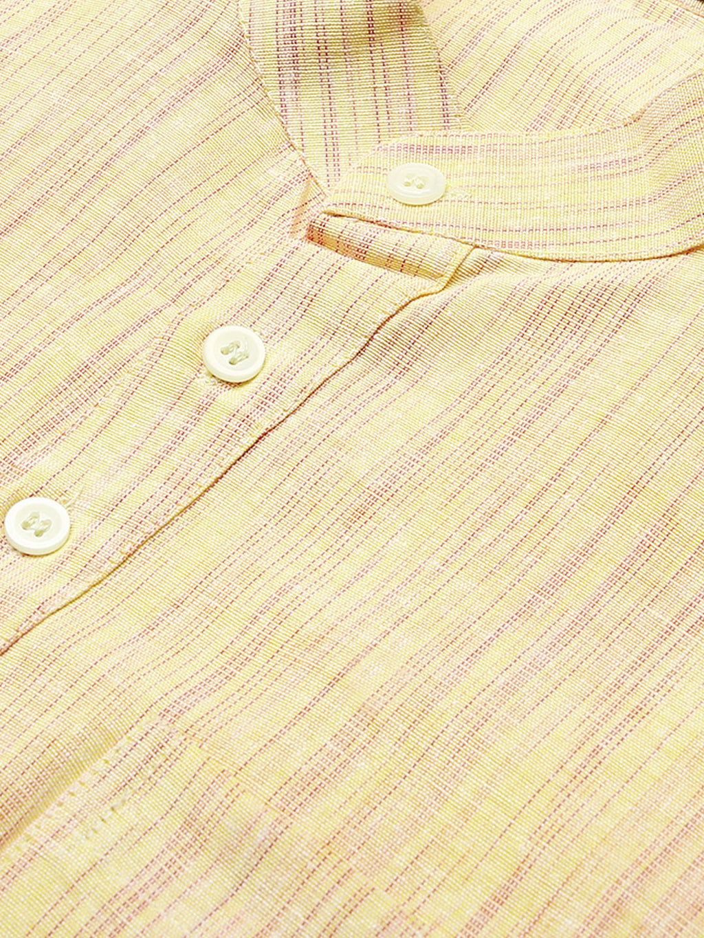 RIAG Men's Beige Cotton Long Ethnic Kurta - Distacart