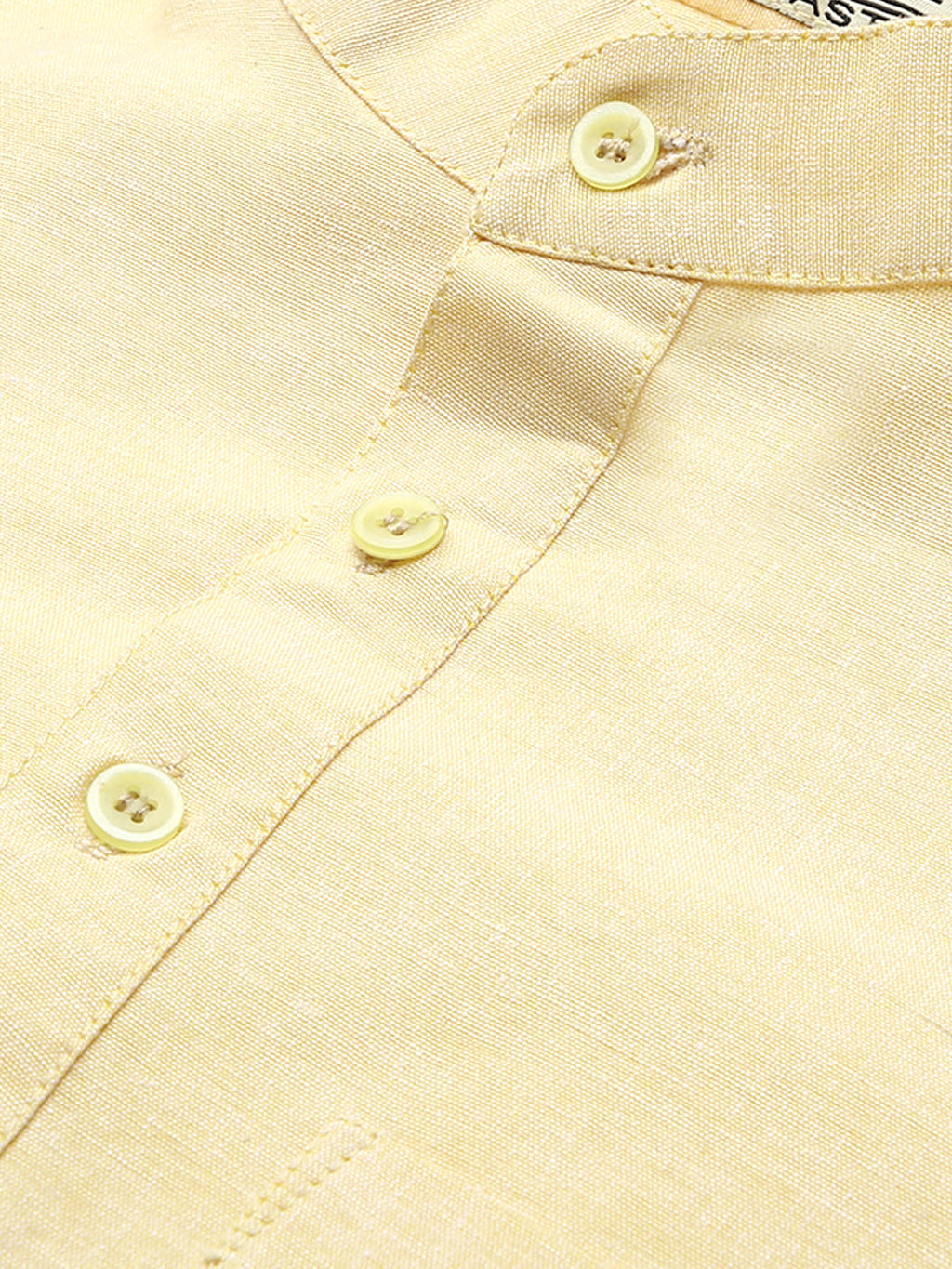 RIAG Men's Beige Cotton Short Ethnic Kurta - Distacart