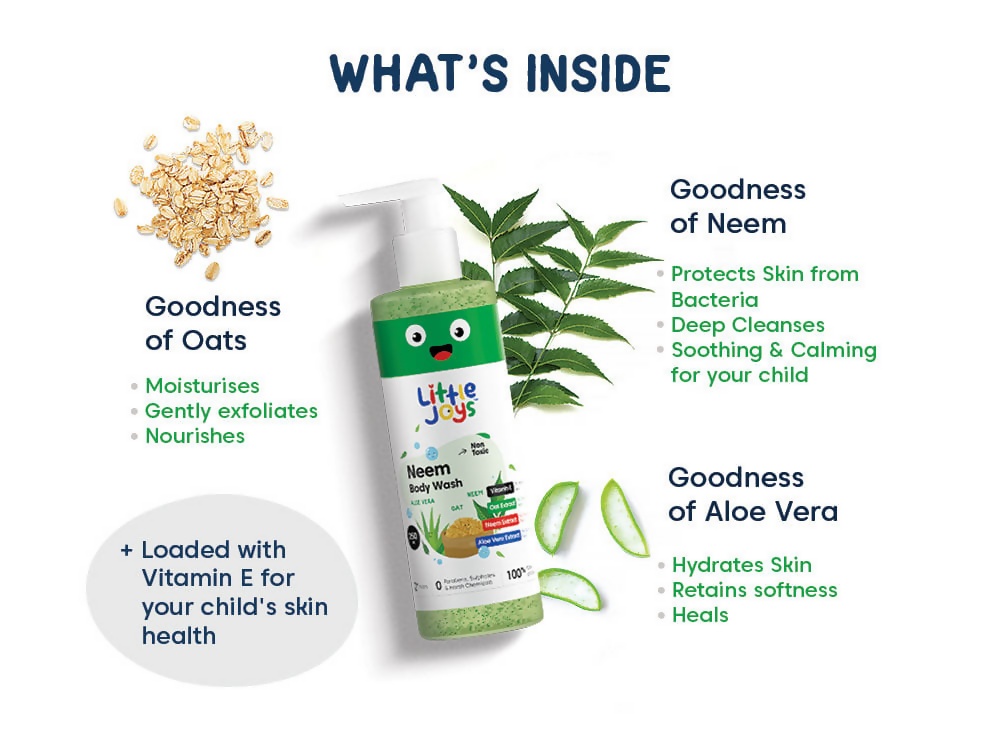 Little Joys Neem Bodywash & Multivitamin Gummies
