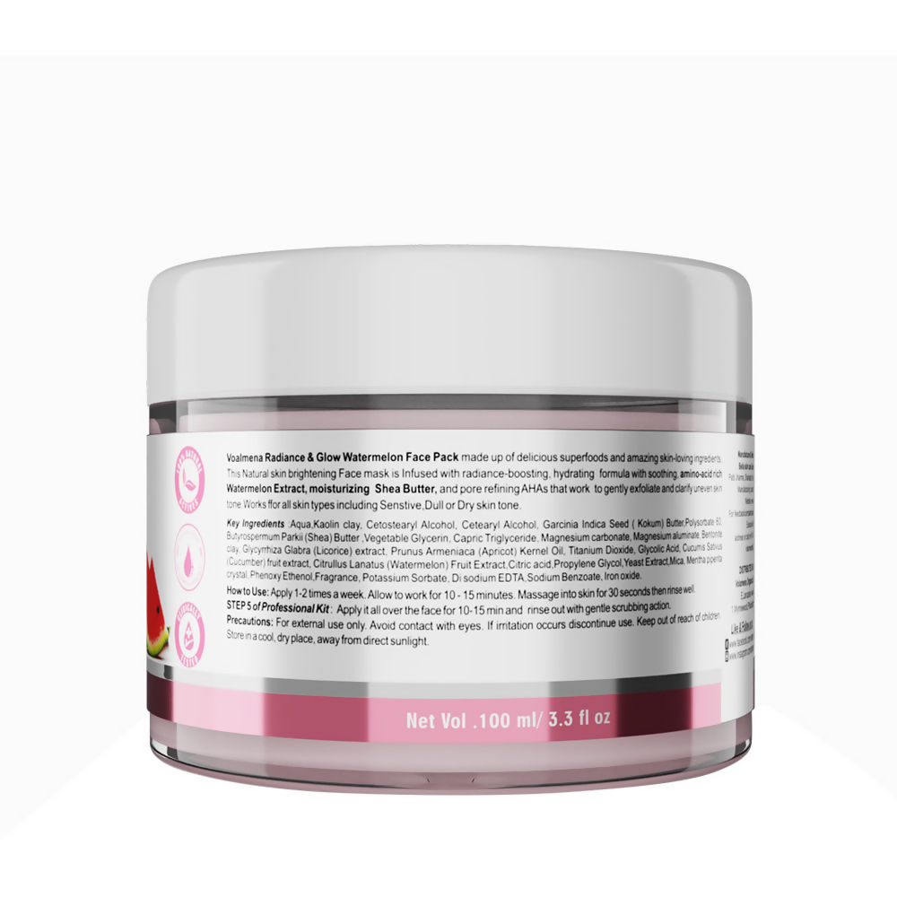 Volamena Radiance & Glow Watermelon Pink Face Pack
