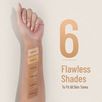 Swiss Beauty Airbrush Finish Full Coverage Foundation - Golden Beige