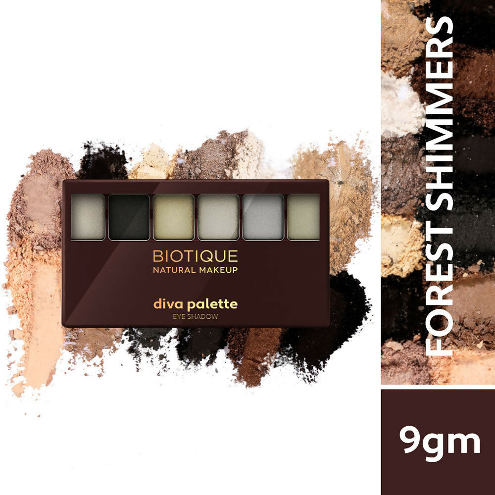 Biotique Diva Palette Eye Shadow - Forest Shimmers