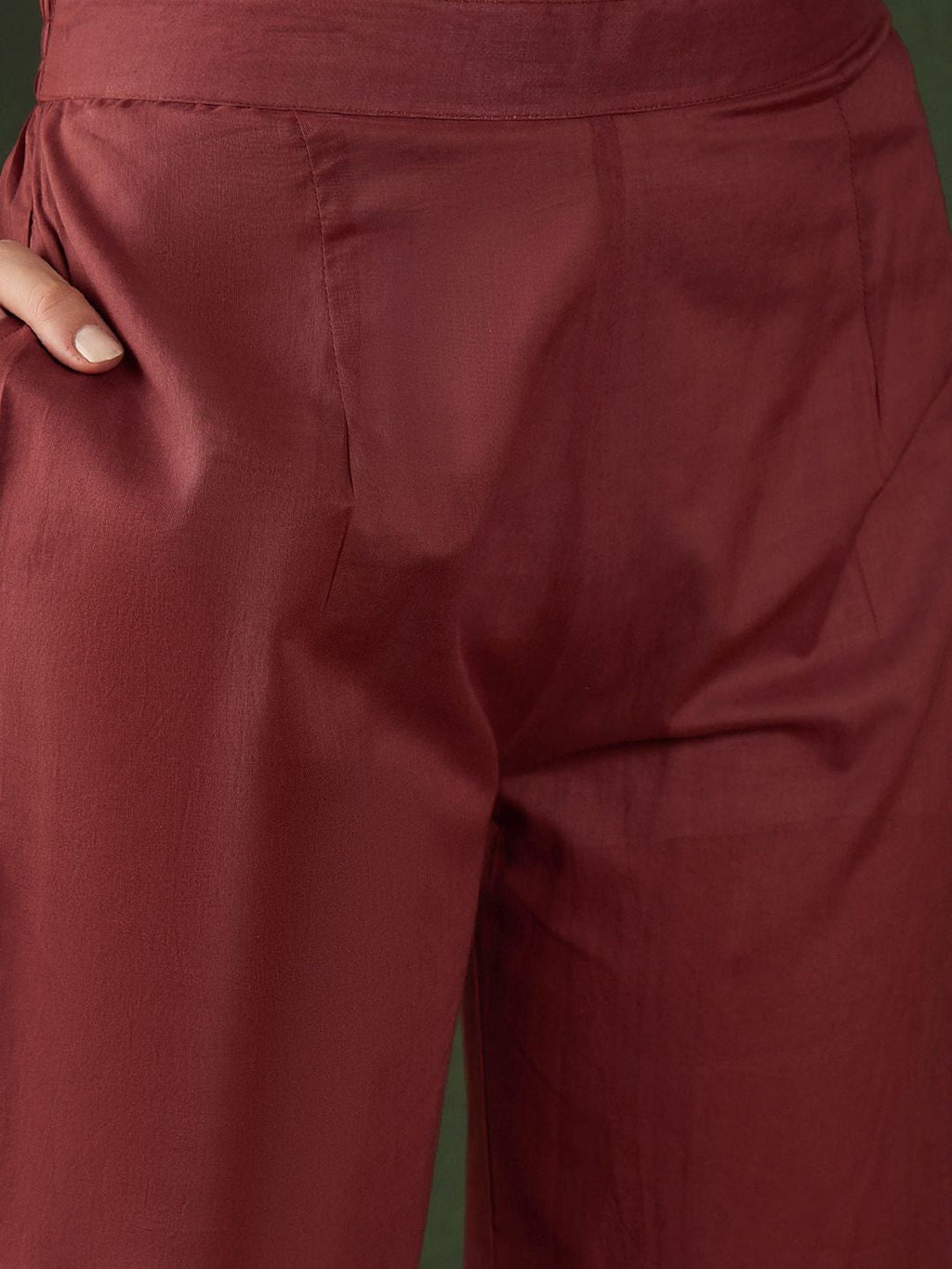 Sangria Pure Cotton Kurta & Trouser With Dupatta
