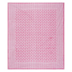 Rudra Bazaar Pink 210 TC Cotton Double King Bedsheet With 2 Pillow Covers - Distacart