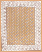 Rudra Bazaar Brown 210 TC Cotton Double King Bedsheet With 2 Pillow Covers - Distacart