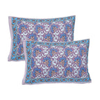 Rudra Bazaar Multi 210 TC Cotton Double King Bedsheet With 2 Pillow Covers - Distacart