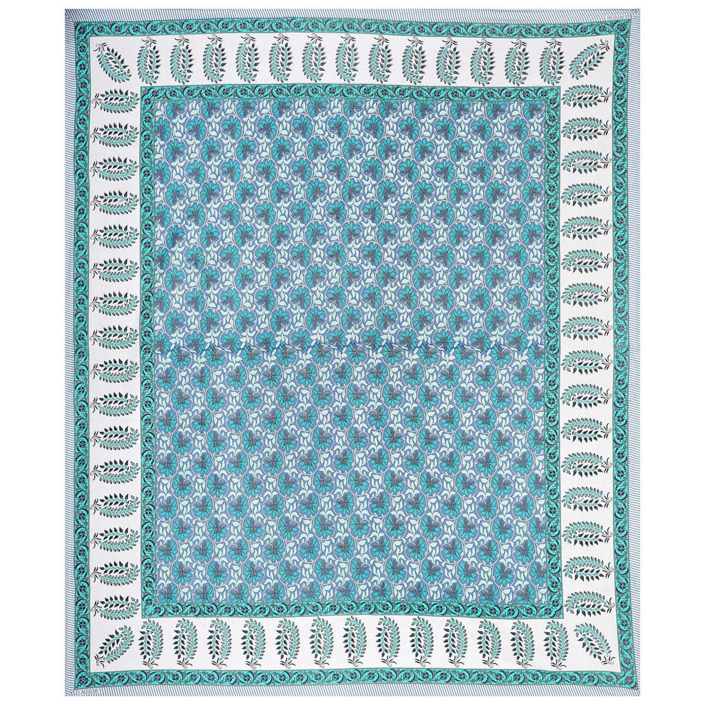 Rudra Bazaar Multi 210 TC Cotton Double King Bedsheet With 2 Pillow Covers - Distacart