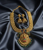 Jewel City Antique Gold-Plated Temple Jewelry Set