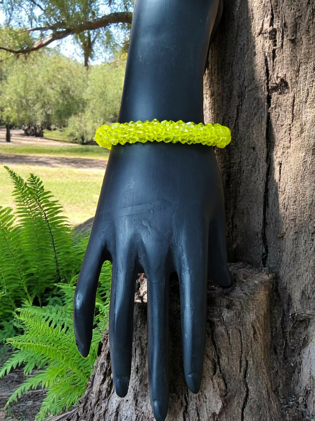Inhanns Unisex Crystal Bloom – Adjustable Crystal Bead Bracelets - Yellow - Distacart