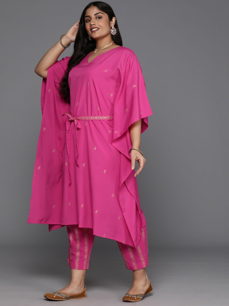 Ahalyaa Women's Traditional wear Kurta Set - Pink