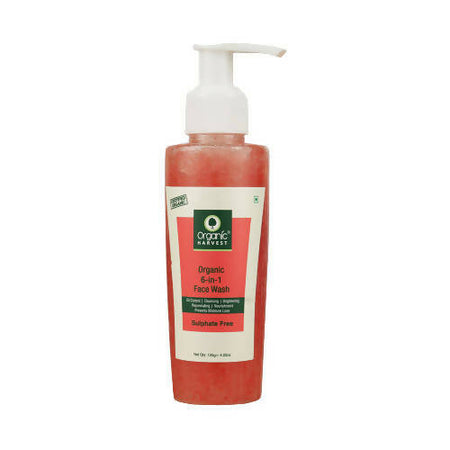 Organic Harvest 6 in 1 Face Wash (Sulphate Free)