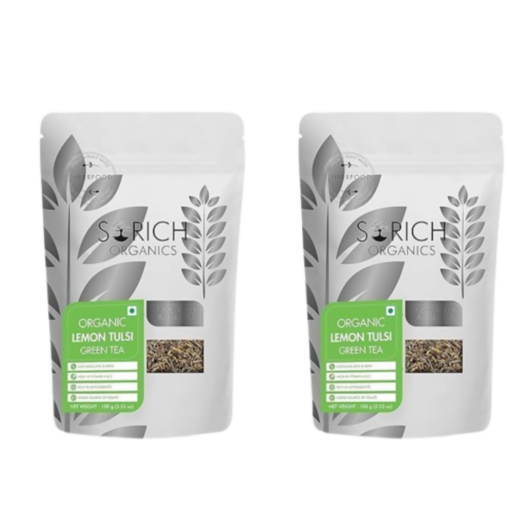 Sorich Organics Lemon Tulsi Green Tea - Distacart