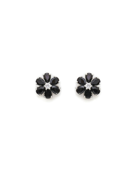 stone stud (Black and white) - Ruby Raang