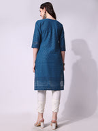 Embroidered Kurta With Pant, Multicolor - Hiral Fashion - Distacart