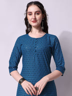 Embroidered Kurta With Pant, Multicolor - Hiral Fashion - Distacart
