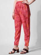 Printed & Embroidered Kurta With Pant & Dupatta Set, Multicolor - Hiral Fashion - Distacart