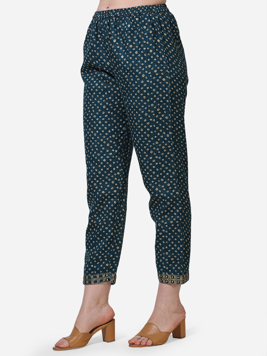 Embroidered Kurta With Pant And Dupatta Set, Multicolor - Hiral Fashion - Distacart