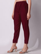 Embroidered Kurta With Pant And Dupatta Set, Multicolor - Hiral Fashion - Distacart