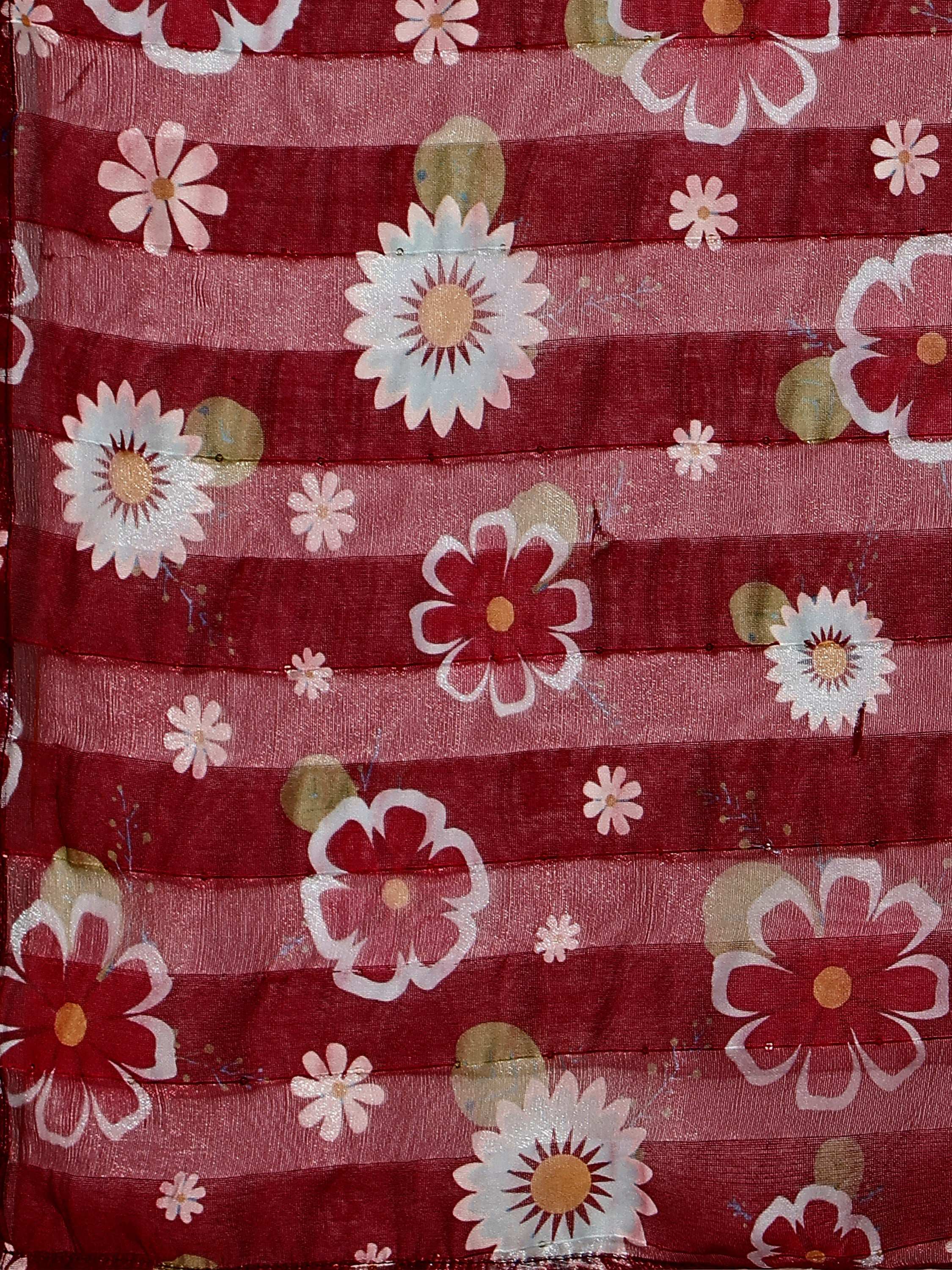 Embroidered Kurta With Pant And Printed Dupattaset, Multicolor - Hiral Fashion - Distacart