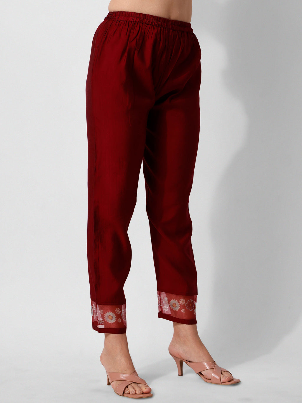 Embroidered Kurta With Pant And Printed Dupattaset, Multicolor - Hiral Fashion - Distacart