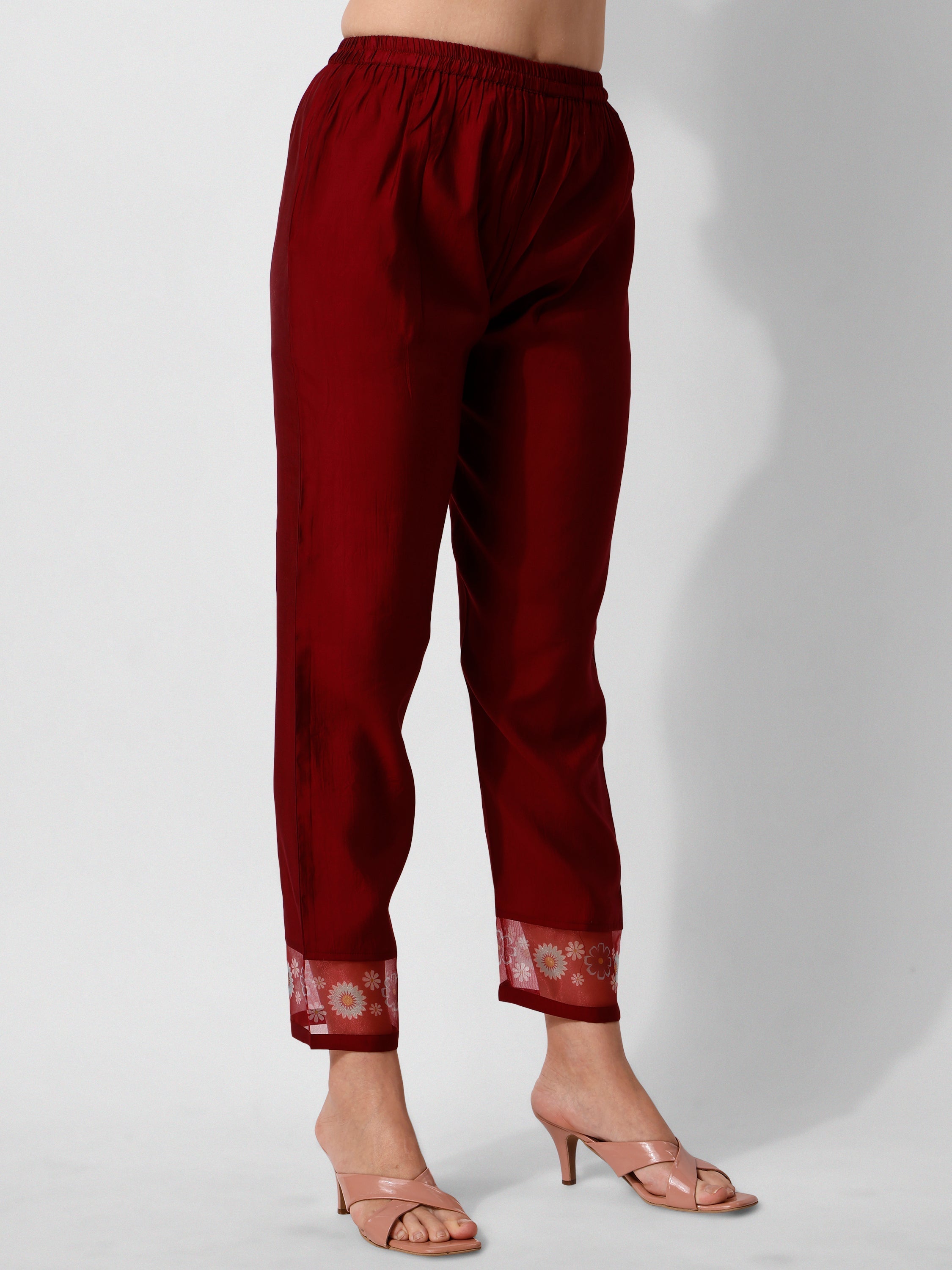 Embroidered Kurta With Pant And Printed Dupattaset, Multicolor - Hiral Fashion - Distacart