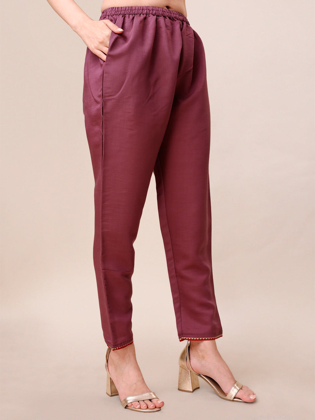 Embroidered Kurta With Pant And Dupatta Set, Multicolor - Hiral Fashion - Distacart
