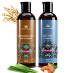 Avimee Herbal Shakuntala Hair Cleanser and Radha Hair Conditioner Combo For Silky, Shiny & Strong Hair
