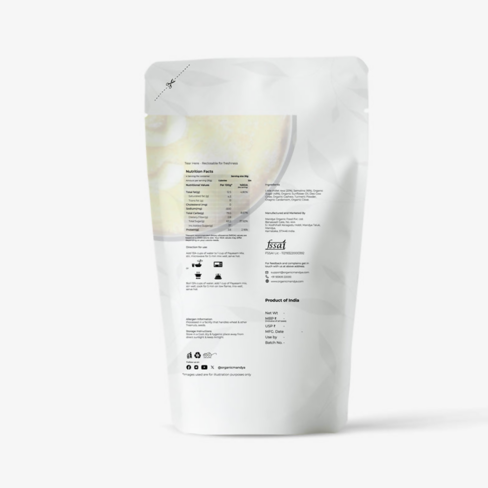 Organic Mandya Millet Kesari Bath Mix - Distacart