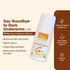 TAC - The Ayurveda Co. Lemon Serum Roll-On for Women & Men with Aloe Vera for Skin Whitening & Long Lasting Freshness