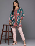 Ahalyaa Women's Traditional wear Tunic - Green