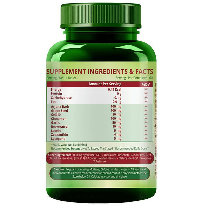 Himalayan Organics Heart Care CoQ10 Tablets - Distacart